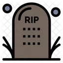 Tombstone Rip Halloween Icon