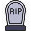 Tombstone Spooky Scary Icon