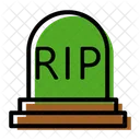 Halloween Graveyard Grave Icon
