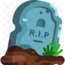 Tombstone Grave Halloween Icon