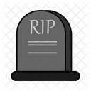 Tombstone Grave Halloween Icon