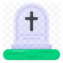 Graveyard Funeral Home Tombstone Icon