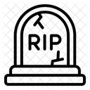Tombstone Rip Death Icon