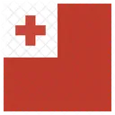 Tonga Flag Circle Icon