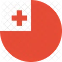 Tonga Flag Country Icon