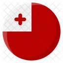 Tonga Flag Country Icon