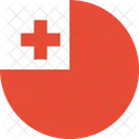 Tonga Bandeira Mundo Ícone