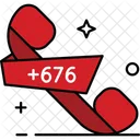 Tonga Country Code Phone Code Icon