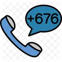 Tonga Islands Dial Code  Icon
