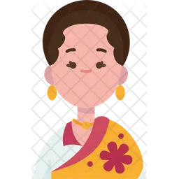 Tongan Woman  Icon