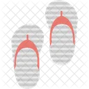 Tongs Tongs Pantoufles Icon