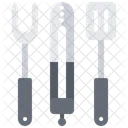 Tongs Spatula Fork Icon