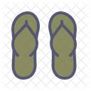 Tongs Vacances Chaussures Icon