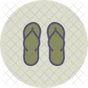 Tongs Vacances Chaussures Icon