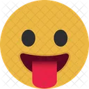 Tongue Emoji Face Icône