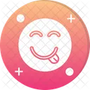 Tongue Tongue Emoji Emoticon Icon