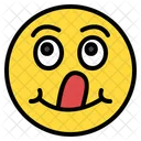 Tongue Tongue Out Emoji Icône