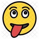 Tongue Tongue Out Emoji Icône