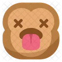Tongue Dead Monkey Icon