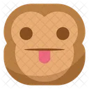 Tongue Taunt Flat Icon