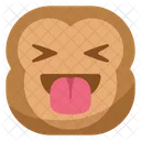 Tongue Taunt Monkey Icon