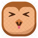 Tongue Taunt Owl Icon
