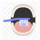 Tongue Brush Toothbrush Icon