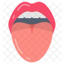 Tongue Lick Mouth Icône