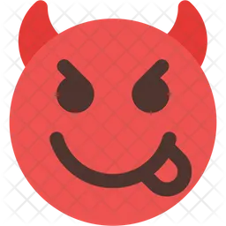 Tongue Devil Emoji Icon