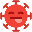 Tongue Face Coronavirus Emoji Coronavirus Icon