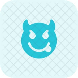 Tongue Face Devil Emoji Icon
