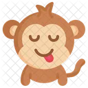 Tongue Monkey  Icon