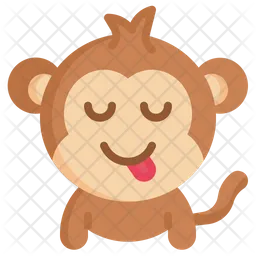 Tongue Monkey  Icon