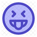Tongue Out Emoji Emoticons Icon