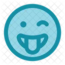 Tongue Out Smiley Kidding Icon