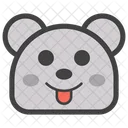 Tongue Out Bear Bear Face Emoji Icon