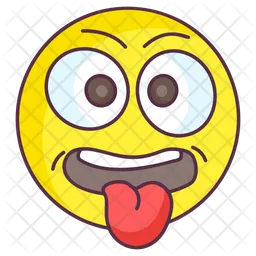 Tongue Out Emoticon Emoji Icon