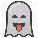 Tongue Out Ghost  Icon