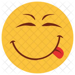 Tongue Smile Emoji Icon