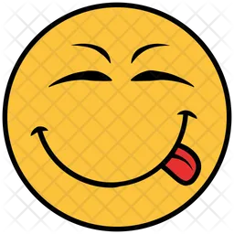 Tongue Smile Emoji Icon