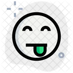 Tongue Smiling Eyes Emoji Icon