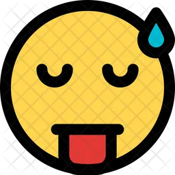 Tongue Sweat Emoji Icon