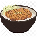 Tonkatsu Japanese Cuisine Food Icon