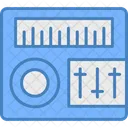 Tonmischer Musik Equalizer Symbol