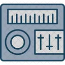 Tonmischer Musik Equalizer Symbol