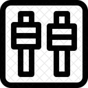 Tontechniker Audiomixer Mischpult Symbol