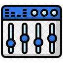 Tonmischer Equalizer Musik Symbol