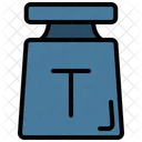 Tonne Weight Measure Icon