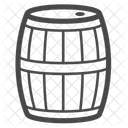 Tonneau A Vin Vinification Baril Icône
