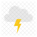 Foudre Tonnerre Meteo Icône